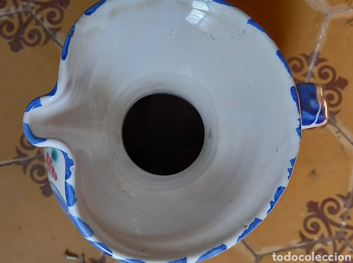 Antig&uuml;edades: Jarra de Talavera de gran tama&ntilde;o - Foto 3