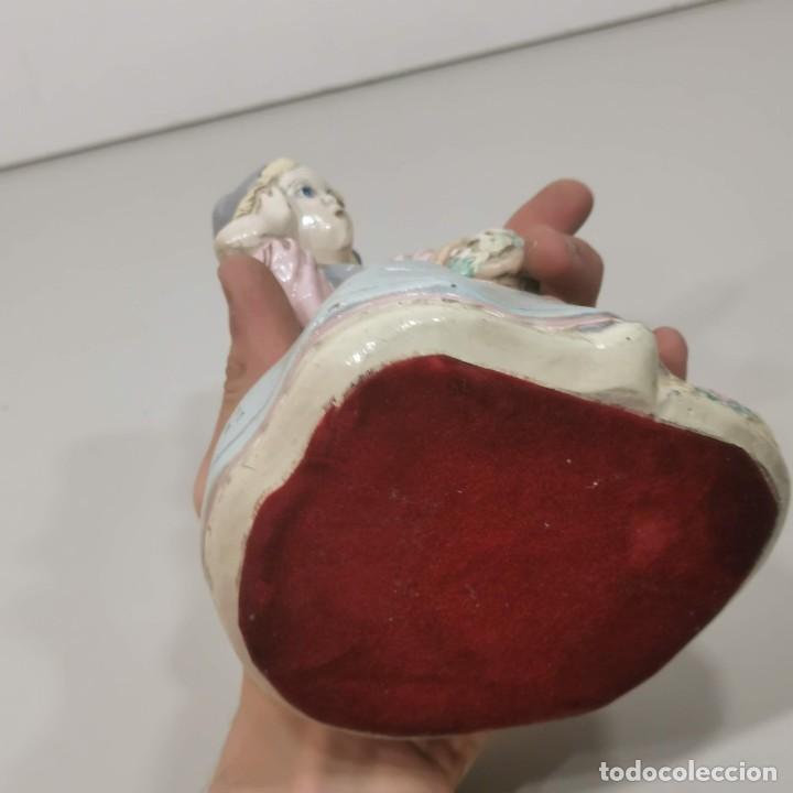 Antig&uuml;edades: PASTORCILLA EN CERAMICA - PINTADA A MANO - Foto 3