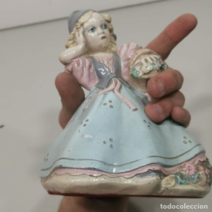 Antig&uuml;edades: PASTORCILLA EN CERAMICA - PINTADA A MANO - Foto 4