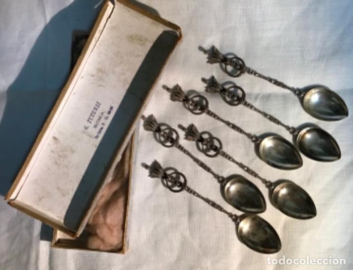 Antig&uuml;edades: G. TUTUNZI, CUCHARILLAS DE PLATA - Foto 3