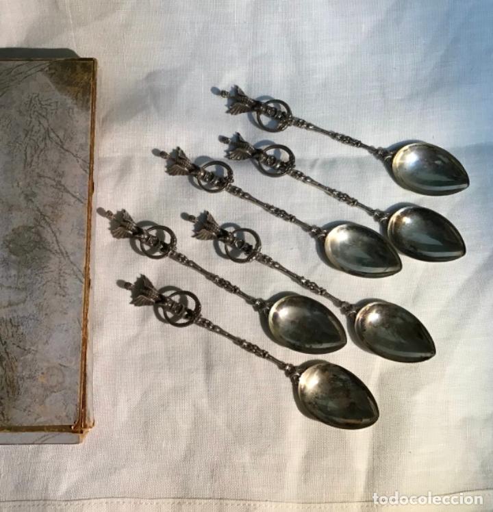 Antig&uuml;edades: G. TUTUNZI, CUCHARILLAS DE PLATA - Foto 1