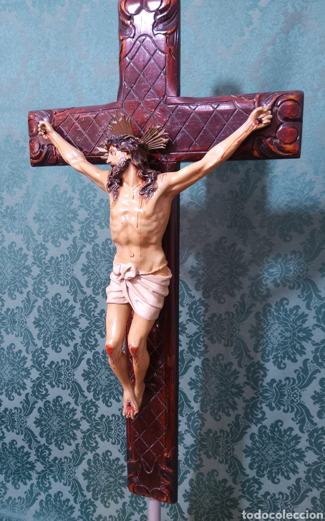 Antig&uuml;edades: Crucifijo antiguo - Foto 3