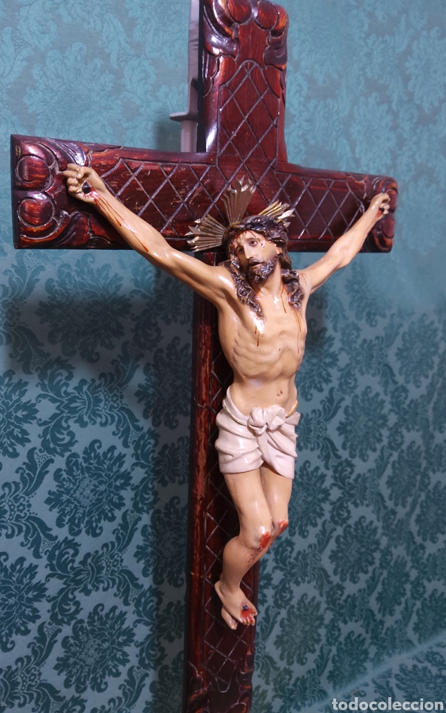 Antig&uuml;edades: Crucifijo antiguo - Foto 4