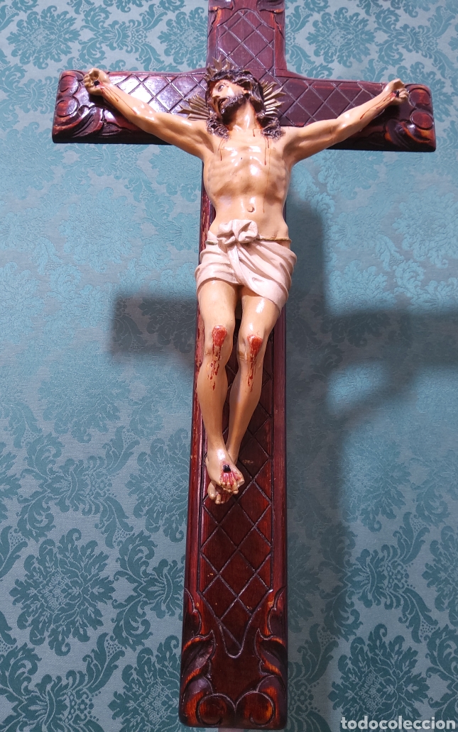 Antig&uuml;edades: Crucifijo antiguo - Foto 5