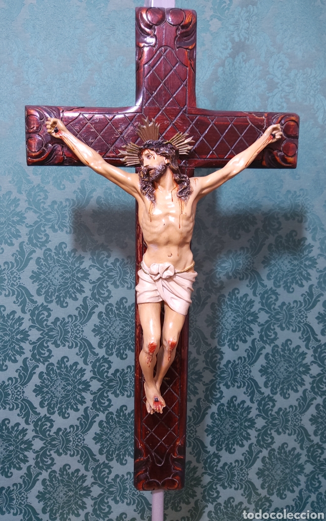 Antig&uuml;edades: Crucifijo antiguo - Foto 1