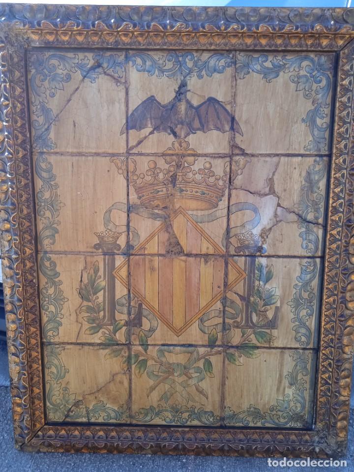 Antig&uuml;edades: Impresionante panel de azulejos del siglo 18 - Foto 1