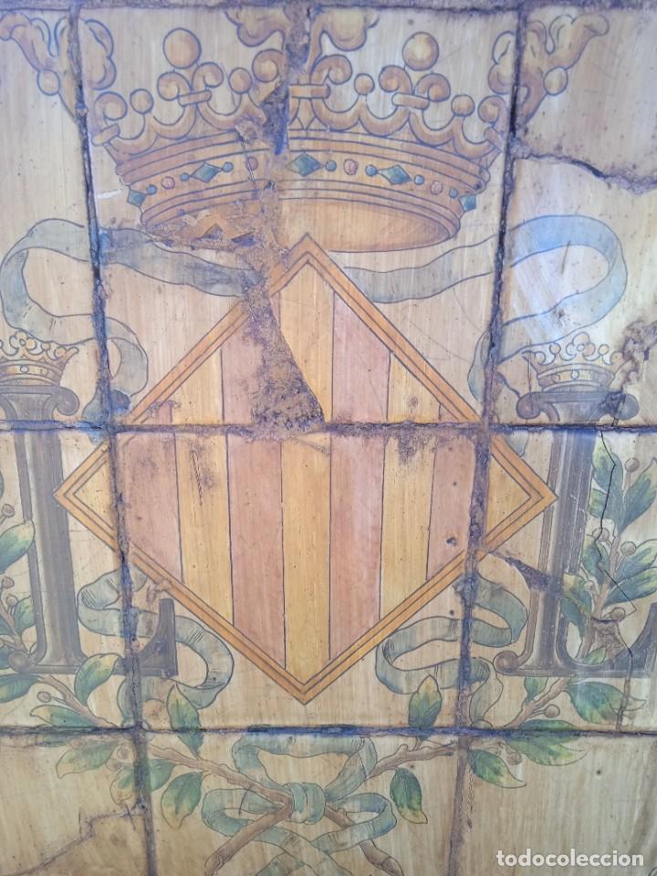 Antig&uuml;edades: Impresionante panel de azulejos del siglo 18 - Foto 3