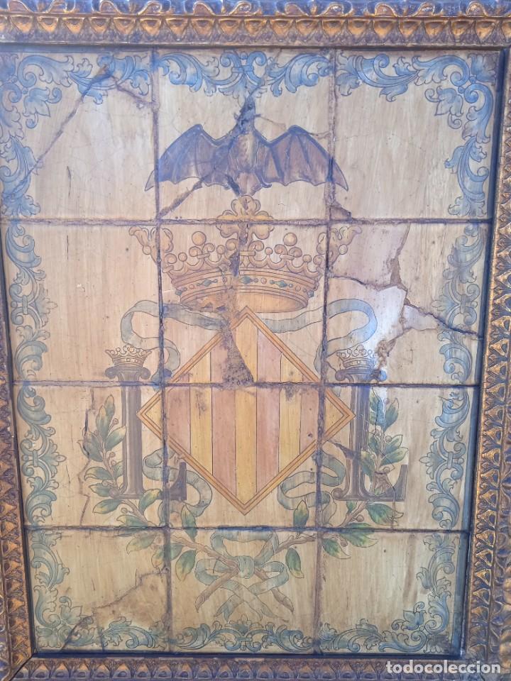 Antig&uuml;edades: Impresionante panel de azulejos del siglo 18 - Foto 5
