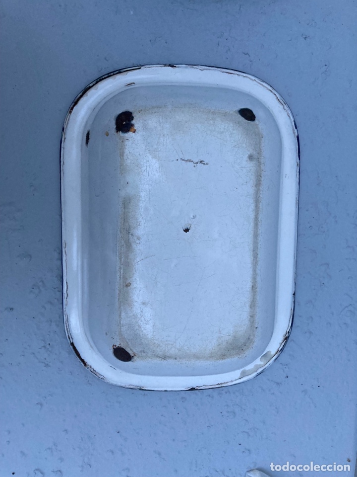 Antig&uuml;edades: Lote de dos palanganas de loza - Foto 4