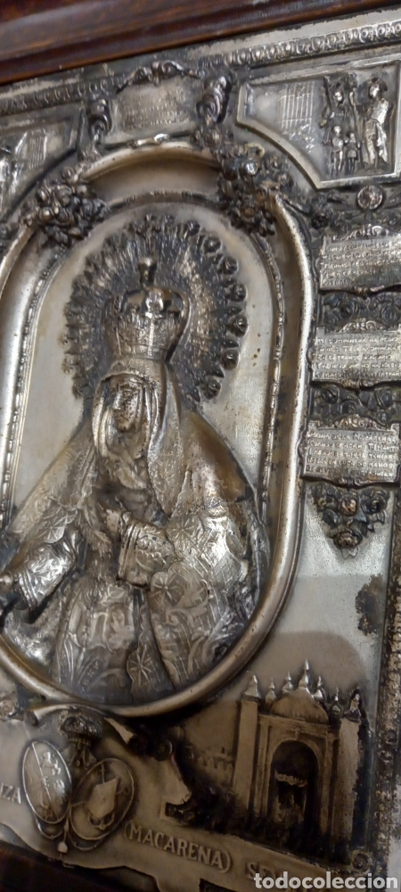 Antiques: Antiguo cuadro en relieve de La Macarena. A&ntilde;os 30/40