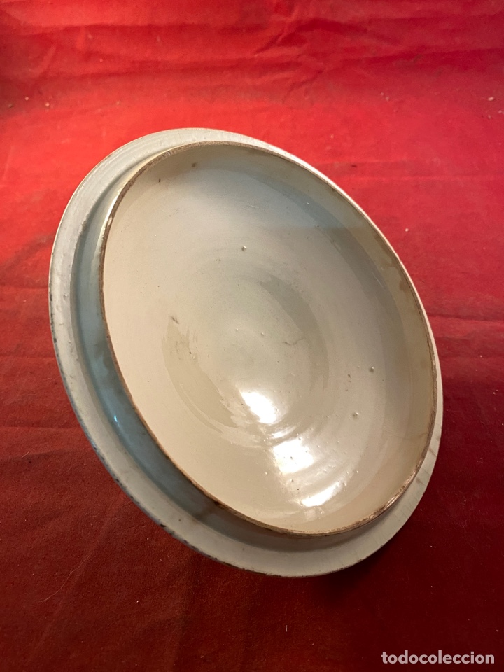 Antig&uuml;edades: Tapa sopera porcelana - Foto 2