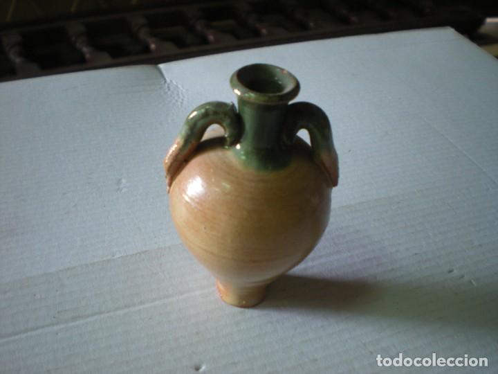 Antig&uuml;edades: DIMINUTO CANTARO DE BARRO H5cm - Foto 1