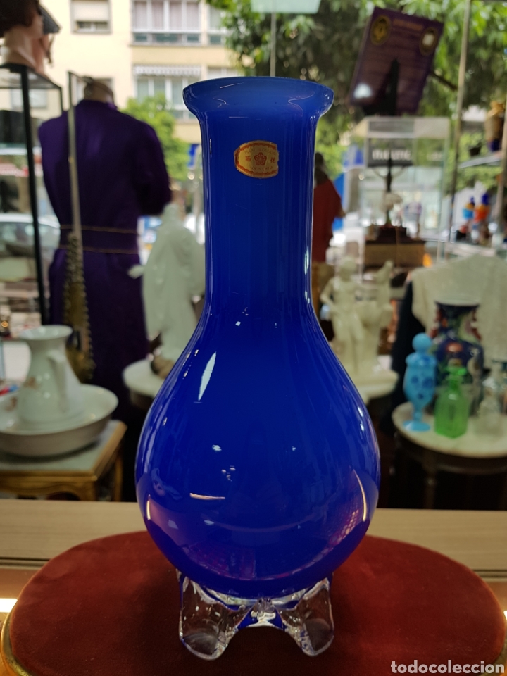 Antig&uuml;edades: JARR&Oacute;N CRISTAL AZUL. - Foto 2