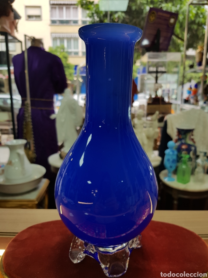 Antig&uuml;edades: JARR&Oacute;N CRISTAL AZUL. - Foto 3