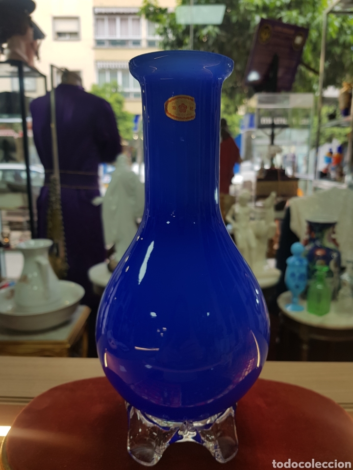 Antig&uuml;edades: JARR&Oacute;N CRISTAL AZUL. - Foto 1