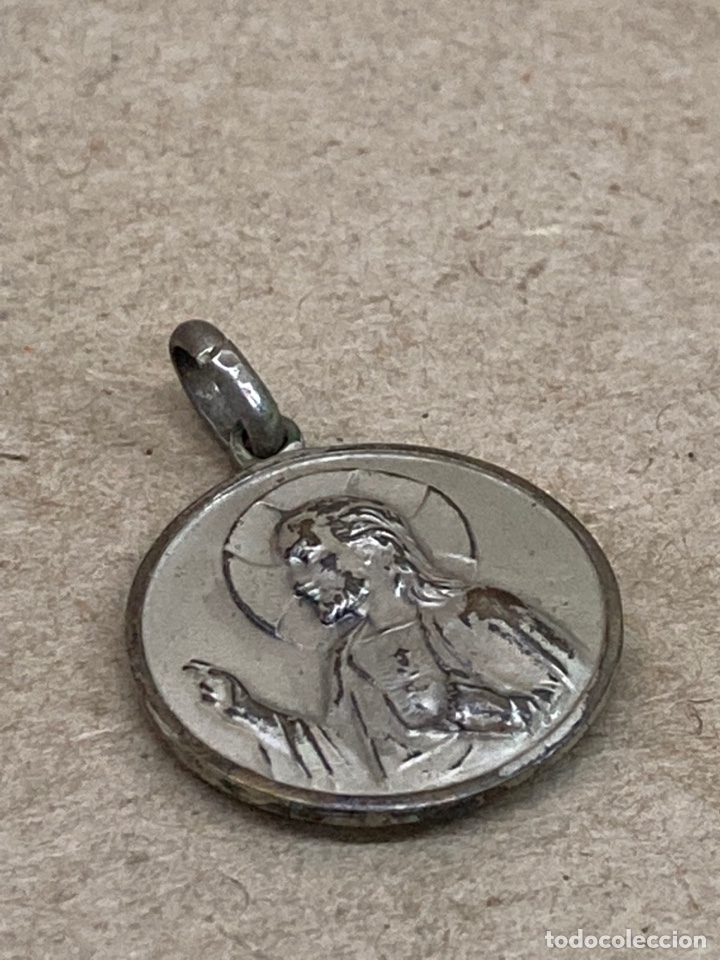 Antig&uuml;edades: Medalla de plata religiosa - Foto 1
