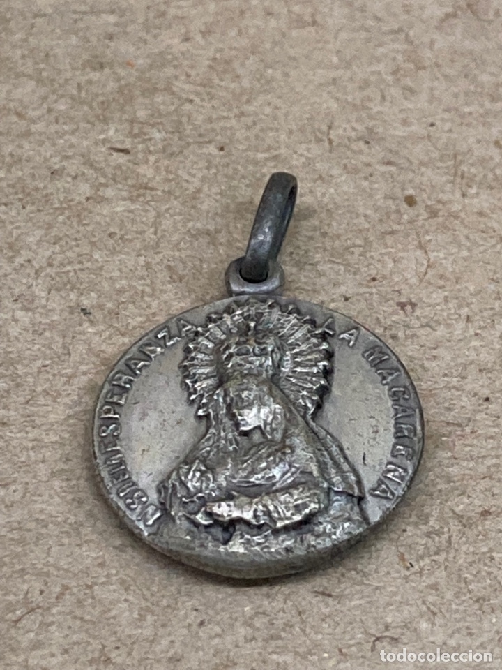 Antig&uuml;edades: Medalla de plata religiosa - Foto 1