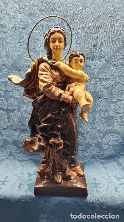 Antig&uuml;edades: VIRGEN CON NI&Ntilde;O EN BRAZOS - Foto 1