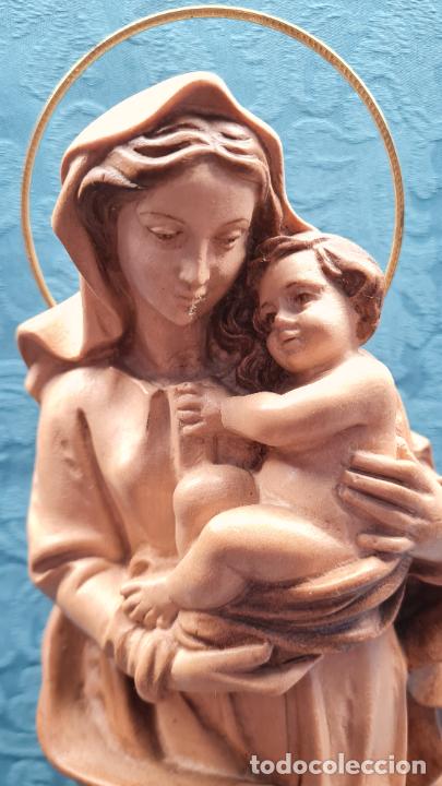 Antig&uuml;edades: VIRGEN CON NI&Ntilde;O EN BRAZOS - Foto 2
