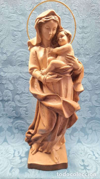 Antig&uuml;edades: VIRGEN CON NI&Ntilde;O EN BRAZOS - Foto 1