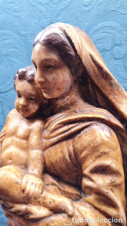 Antig&uuml;edades: VIRGEN CON NI&Ntilde;O EN BRAZOS - Foto 5