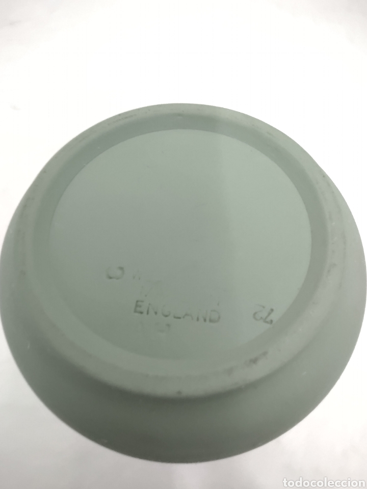 Antig&uuml;edades: Violetero verde wedgwood - Foto 5