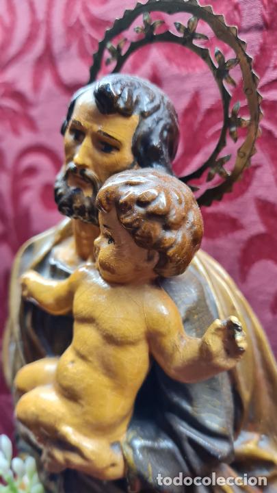 Antig&uuml;edades: SAN JOS&Eacute; CON NI&Ntilde;O EN BRAZOS - Foto 3