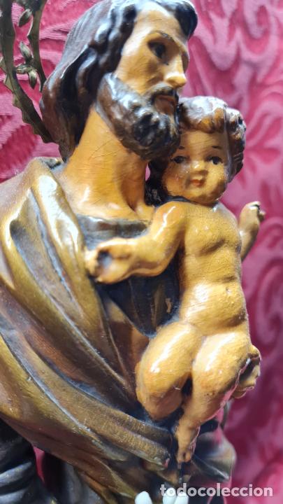 Antig&uuml;edades: SAN JOS&Eacute; CON NI&Ntilde;O EN BRAZOS - Foto 5