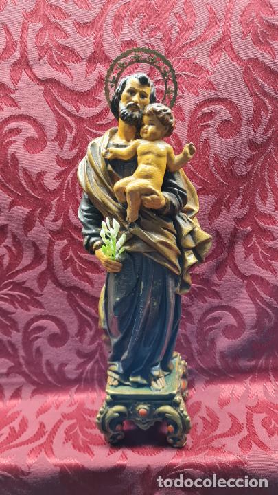 Antig&uuml;edades: SAN JOS&Eacute; CON NI&Ntilde;O EN BRAZOS - Foto 1
