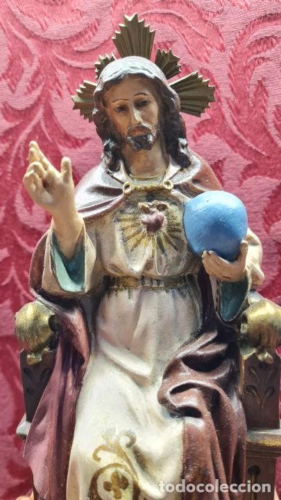 Antig&uuml;edades: CRISTO REY ( SEDENTE) - Foto 2