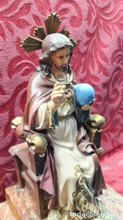 Antig&uuml;edades: CRISTO REY ( SEDENTE) - Foto 3