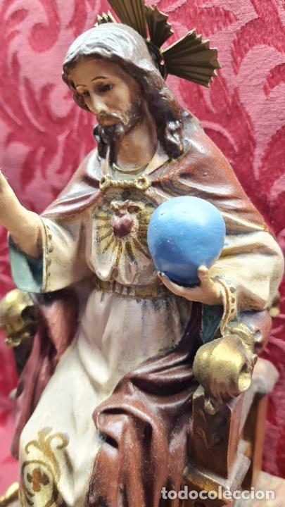 Antig&uuml;edades: CRISTO REY ( SEDENTE) - Foto 4