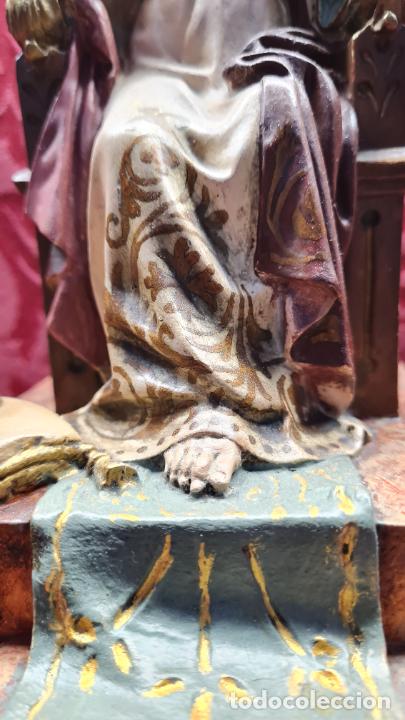 Antig&uuml;edades: CRISTO REY ( SEDENTE) - Foto 5