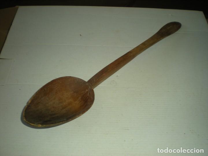 Antig&uuml;edades: PALETA DE MADERA GRANDE LT36cm - Foto 1