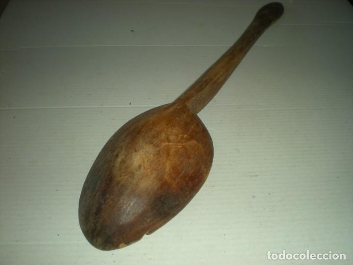 Antig&uuml;edades: PALETA DE MADERA GRANDE LT36cm - Foto 2