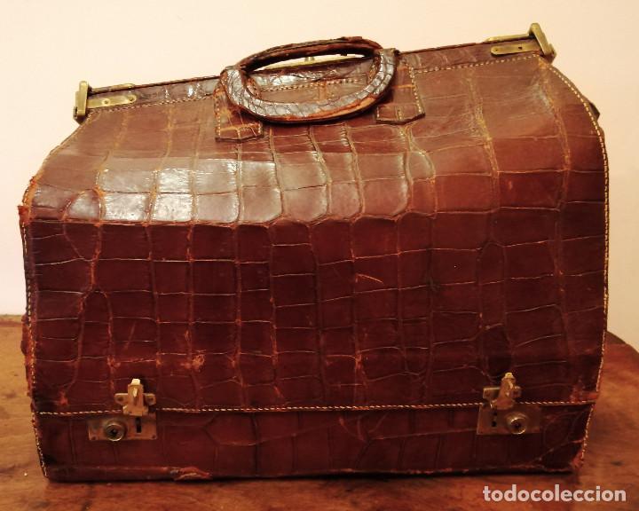 maletín neceser antiguo de piel - Comprar Moda Antigua de Mujer en  todocoleccion - 329789023
