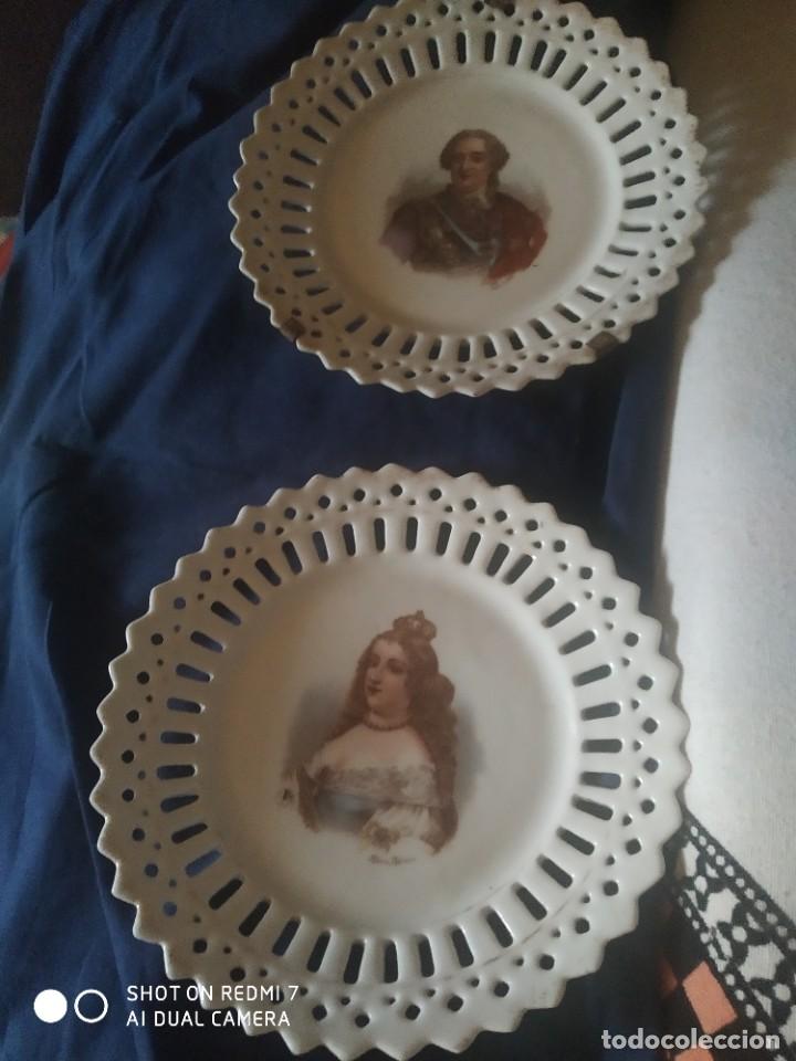 Antig&uuml;edades: Platos de porcelana - Foto 1