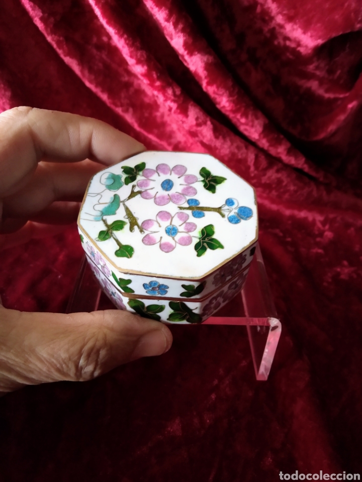 Antig&uuml;edades: ANTIGUA CAJA CHINA EN ESMALTE - Foto 4