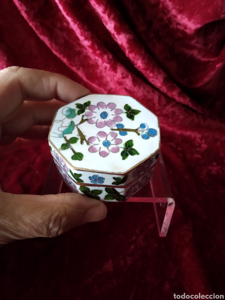 Antig&uuml;edades: ANTIGUA CAJA CHINA EN ESMALTE - Foto 7