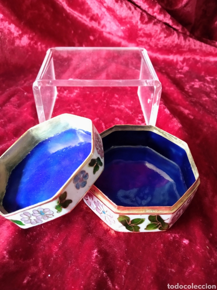 Antig&uuml;edades: ANTIGUA CAJA CHINA EN ESMALTE - Foto 8