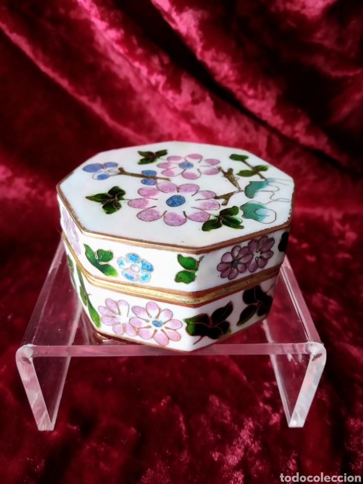 Antig&uuml;edades: ANTIGUA CAJA CHINA EN ESMALTE - Foto 1