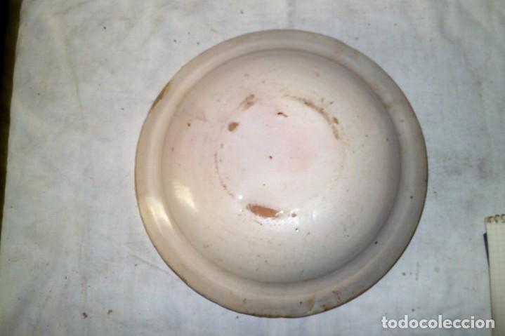 Antig&uuml;edades: antiguo plato cer&aacute;mica de trepa - Foto 2
