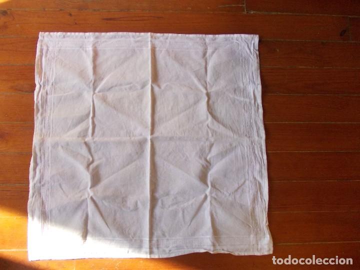 Antig&uuml;edades: vintage pa&ntilde;uelo blanco algod&oacute;n - Foto 1