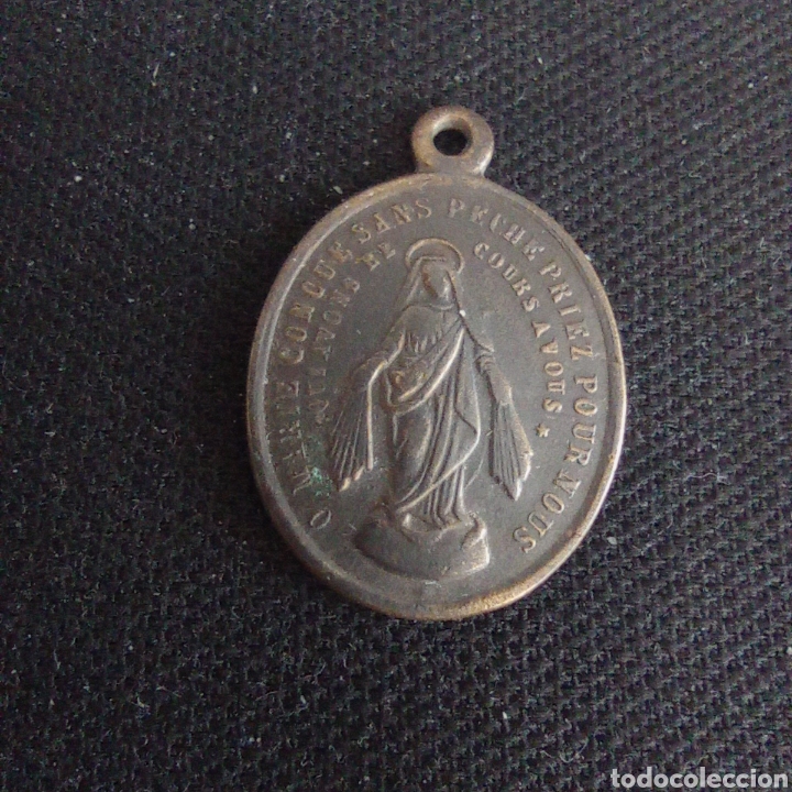 Antig&uuml;edades: MEDALLA VIRGEN EN FRANCES. - Foto 2