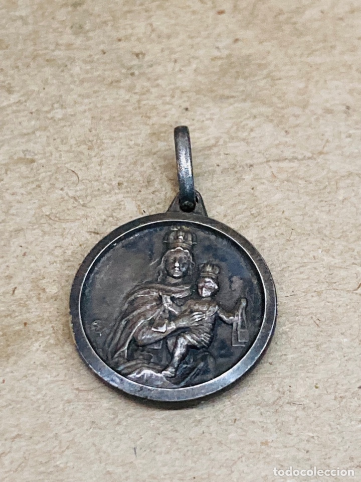 Antig&uuml;edades: Medalla de plata religiosa - Foto 1