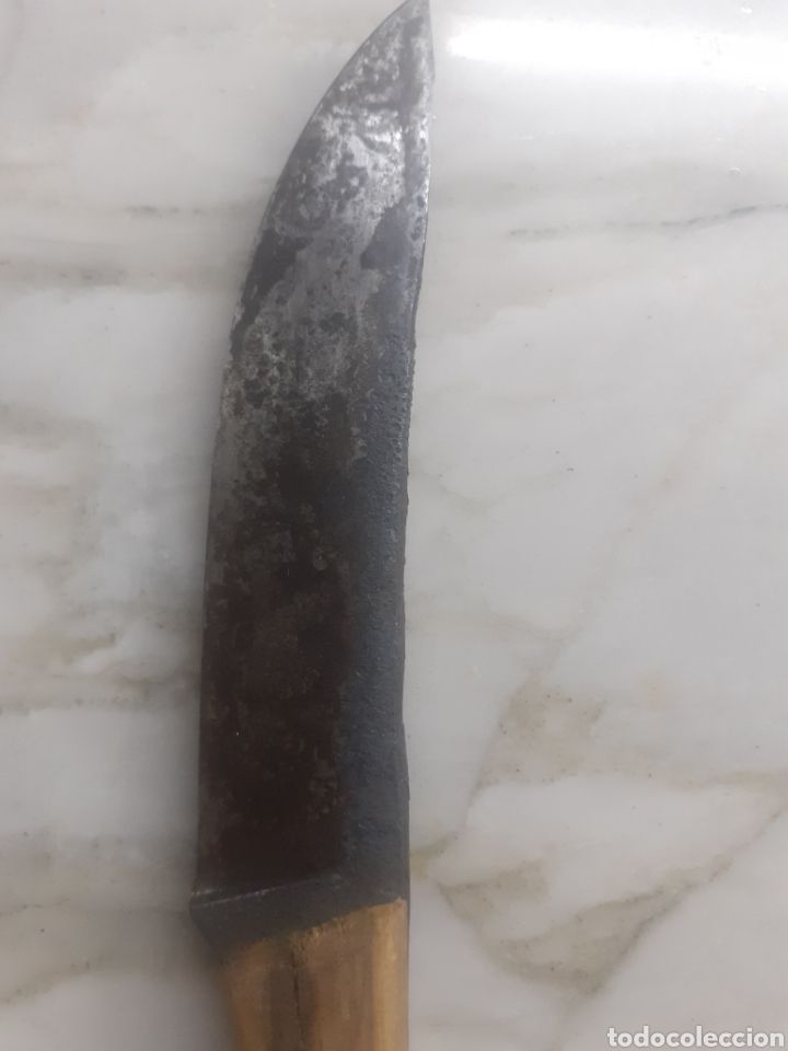 Antig&uuml;edades: Cuchillo de hierro forjado a mano - Foto 3