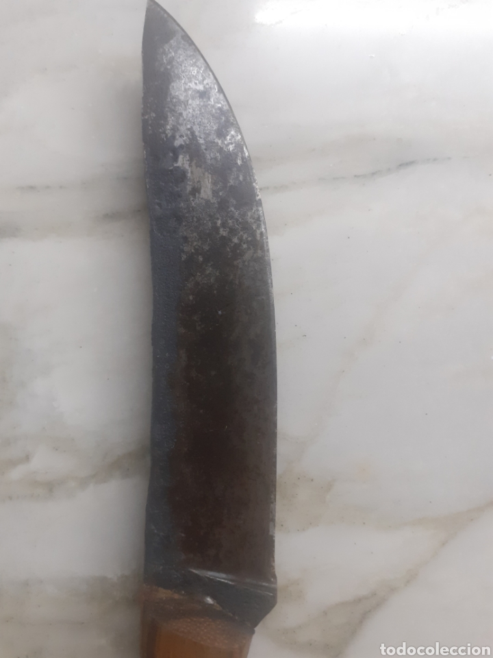 Antig&uuml;edades: Cuchillo de hierro forjado a mano - Foto 4