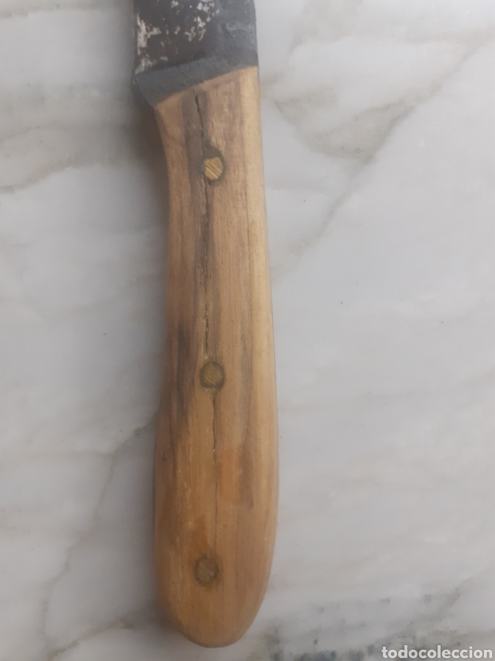 Antig&uuml;edades: Cuchillo de hierro forjado a mano - Foto 5