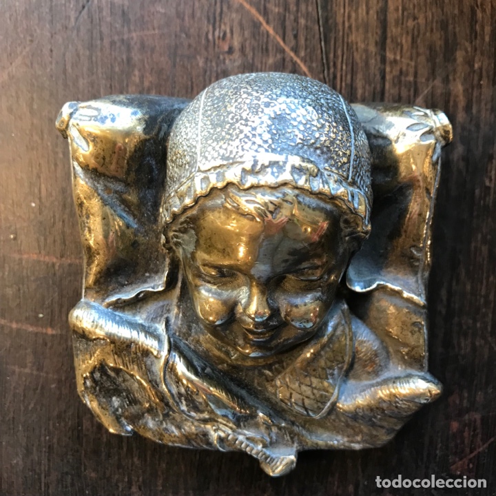 Antig&uuml;edades: Figura de ni&ntilde;o en Bronze - Foto 3
