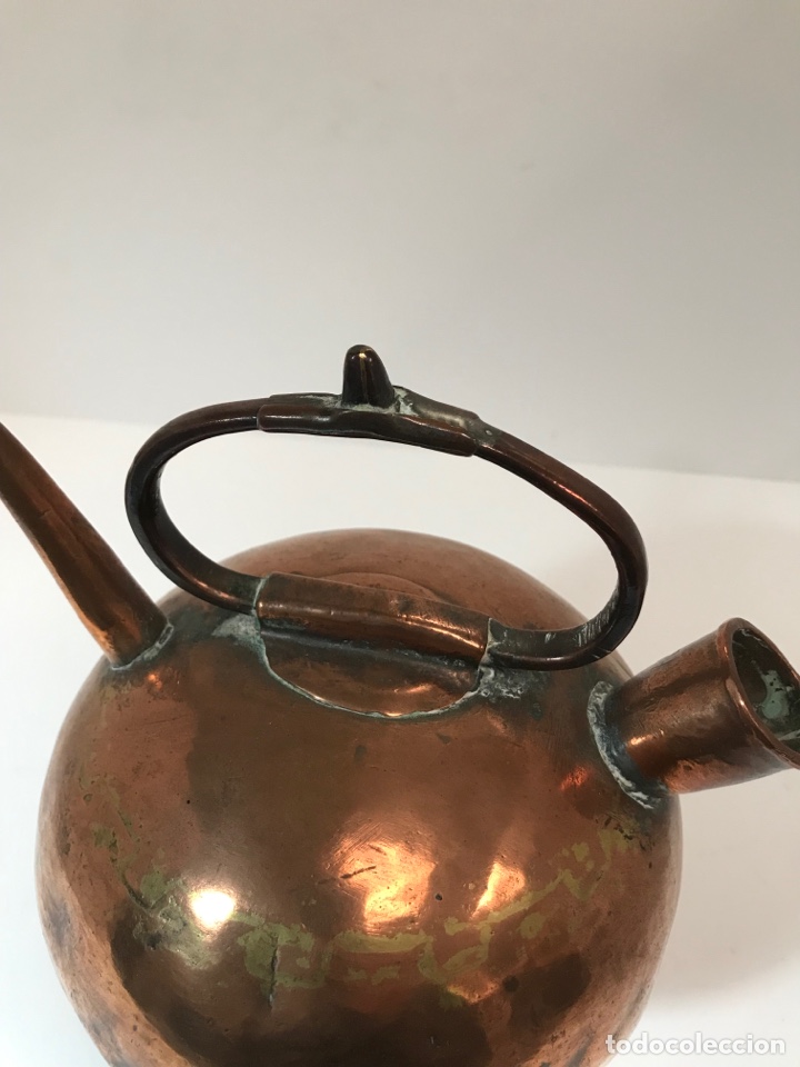 Antig&uuml;edades: Botijo Catalan de cobre - Foto 7